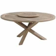 4 Seasons Outdoor Louvre Round Dining Table