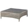 4 Seasons Outdoor Valentine Square Coffee Table In Pure