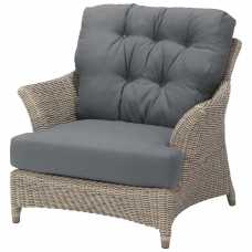 4 Seasons Outdoor Valentine Living Chair In Pure