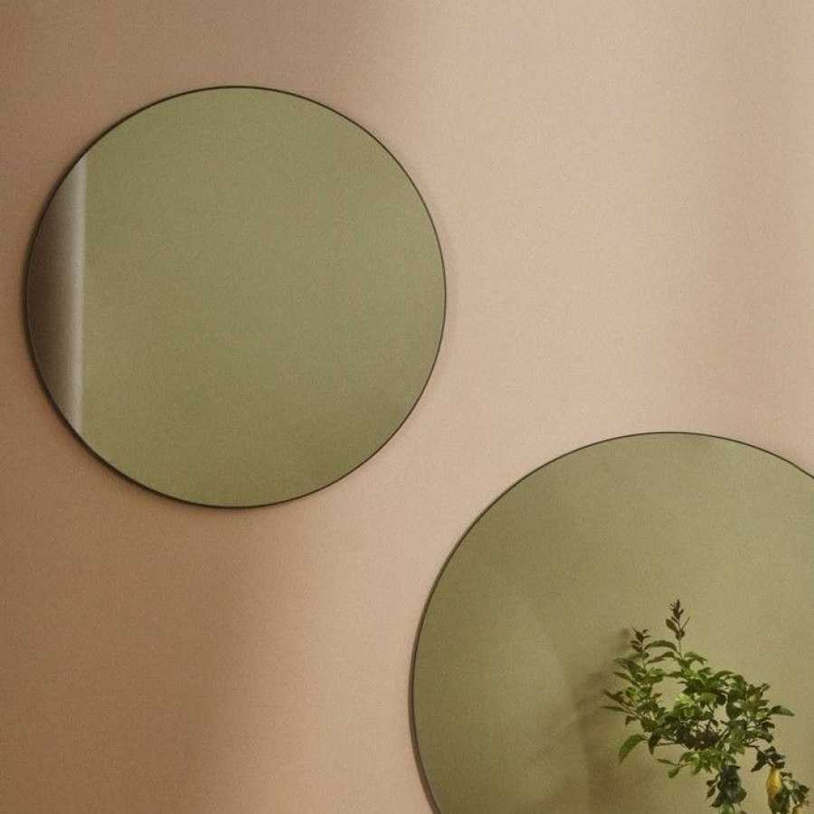 AYTM Circum XL Wall Mirror - Clear & Dark Taupe