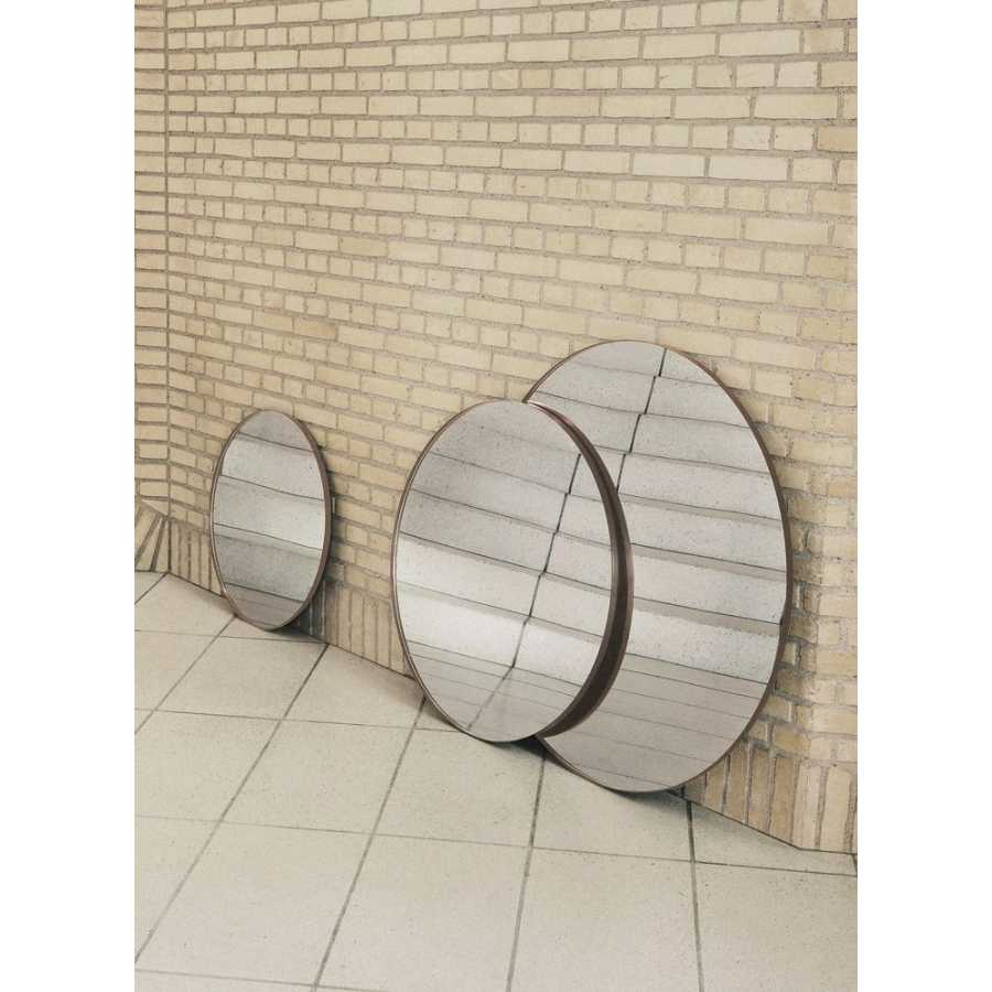 AYTM Circum XL Wall Mirror - Clear & Dark Taupe