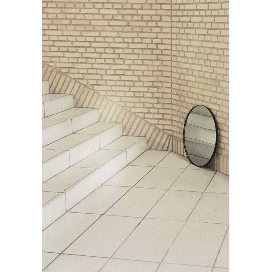 AYTM Circum Wall Mirror - Clear & Black - Large