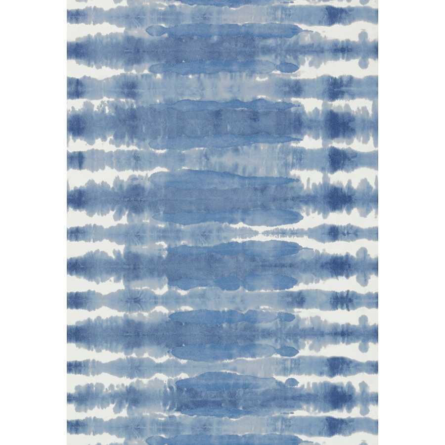 Anna French Watermark Margate AT7942 Blue on White Wallpaper