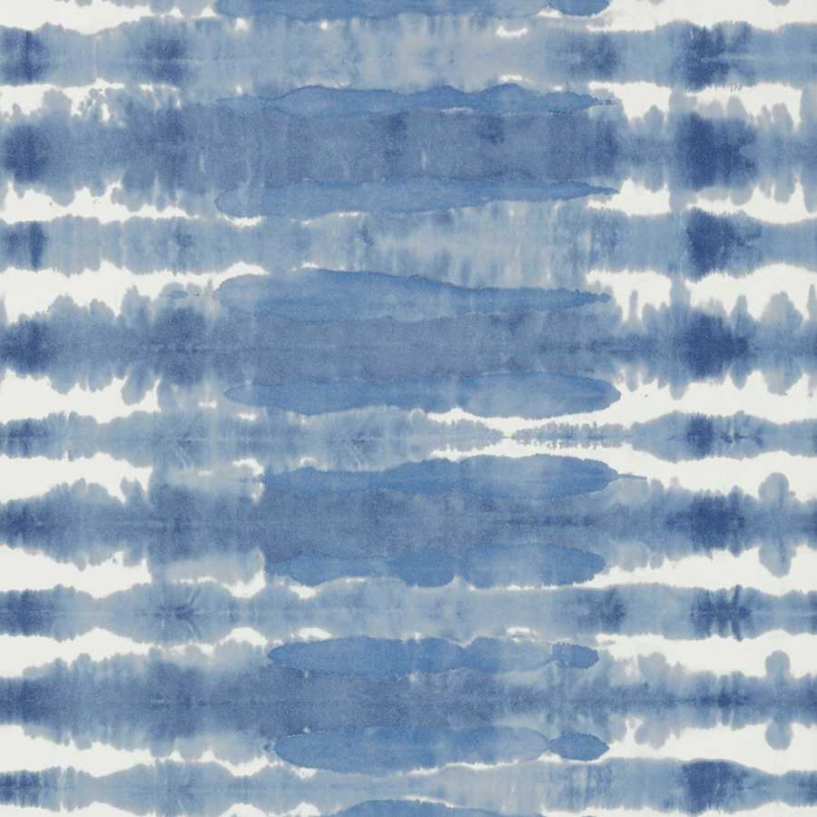 Anna French Watermark Margate AT7942 Blue on White Wallpaper