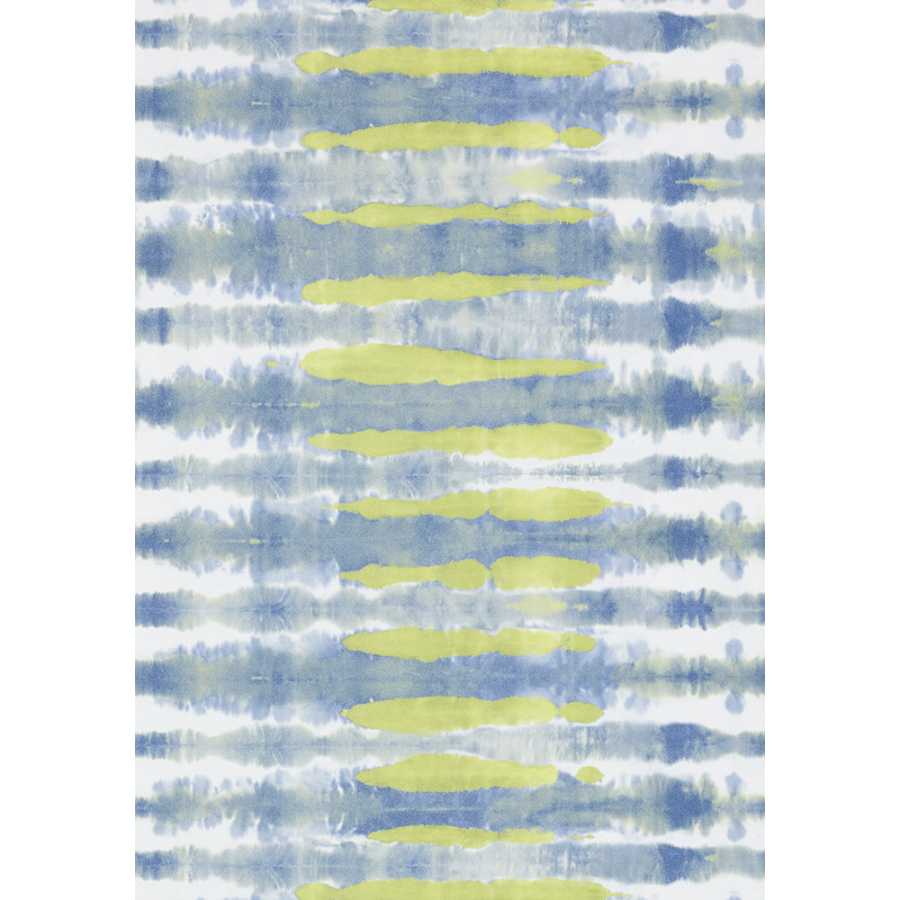Anna French Watermark Margate AT7945 Citron and Navy Wallpaper