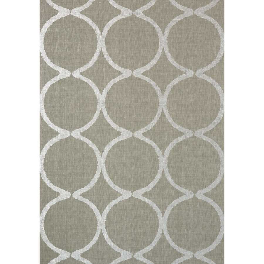 Anna French Watermark Watercourse AT7947 Metallic Silver on Taupe Wallpaper
