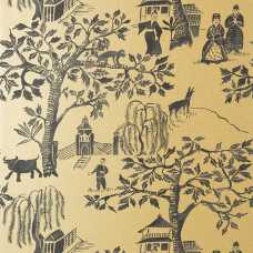 Anna French Watermark Willow Wood AT7916 Wallpaper