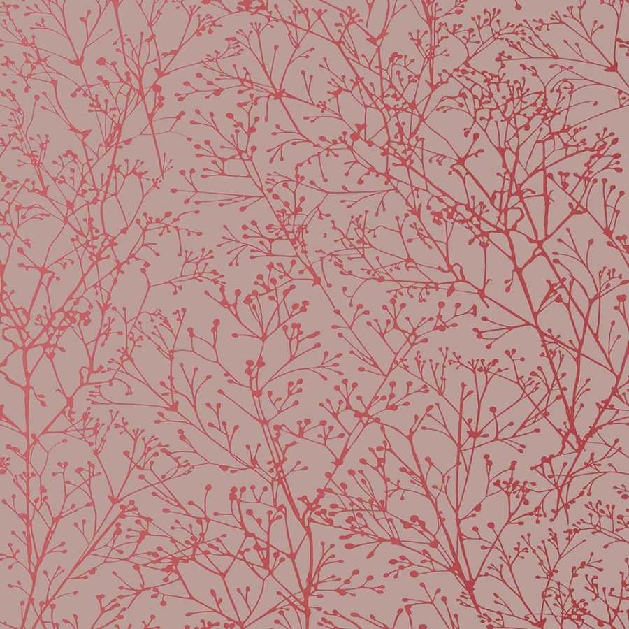 Anna French Zola AT34123 Pink on Grey Wallpaper