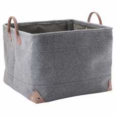 Aquanova Lubin Storage Basket - Silver Grey