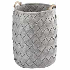 Aquanova Amy Laundry Basket - Silver Grey