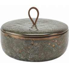 Aquanova Ugo Bowl With Lid - Vintage Bronze