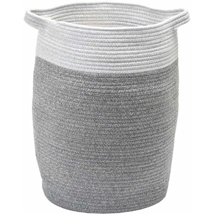 Aquanova Osman Laundry Basket - Silver Grey - Small