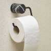 Aquanova Nero Toilet Roll Holder - Black