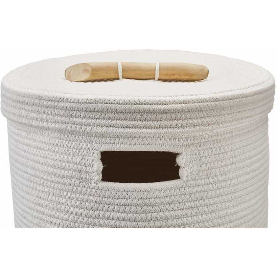 Aquanova Otis Laundry Basket - Ivory