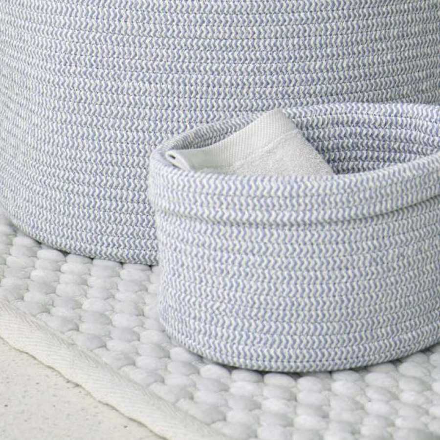 Aquanova Rena Roll Top Storage Basket - Ice