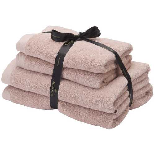 Aquanova Rio Towels - Set of 4 - Dusty Pink