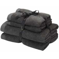 Aquanova Rio Towels - Set of 4 - Dark Grey