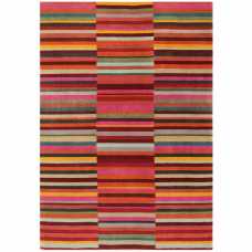 Asiatic London Contemporary Home Jacob Stripe Rug - Red Multi
