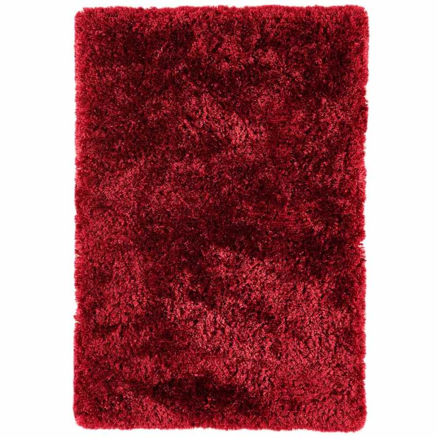 Asiatic London Plush Shaggy Rug - Red
