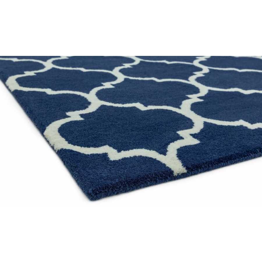 Asiatic London Contemporary Design Albany Rug - Ogee Blue