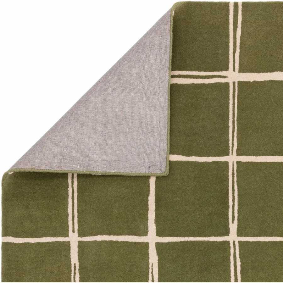 Asiatic London Contemporary Design Albany Rug - Grid Olive