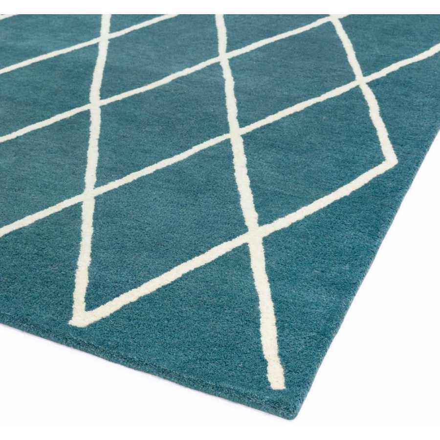 Asiatic London Contemporary Design Albany Rug - Diamond Teal