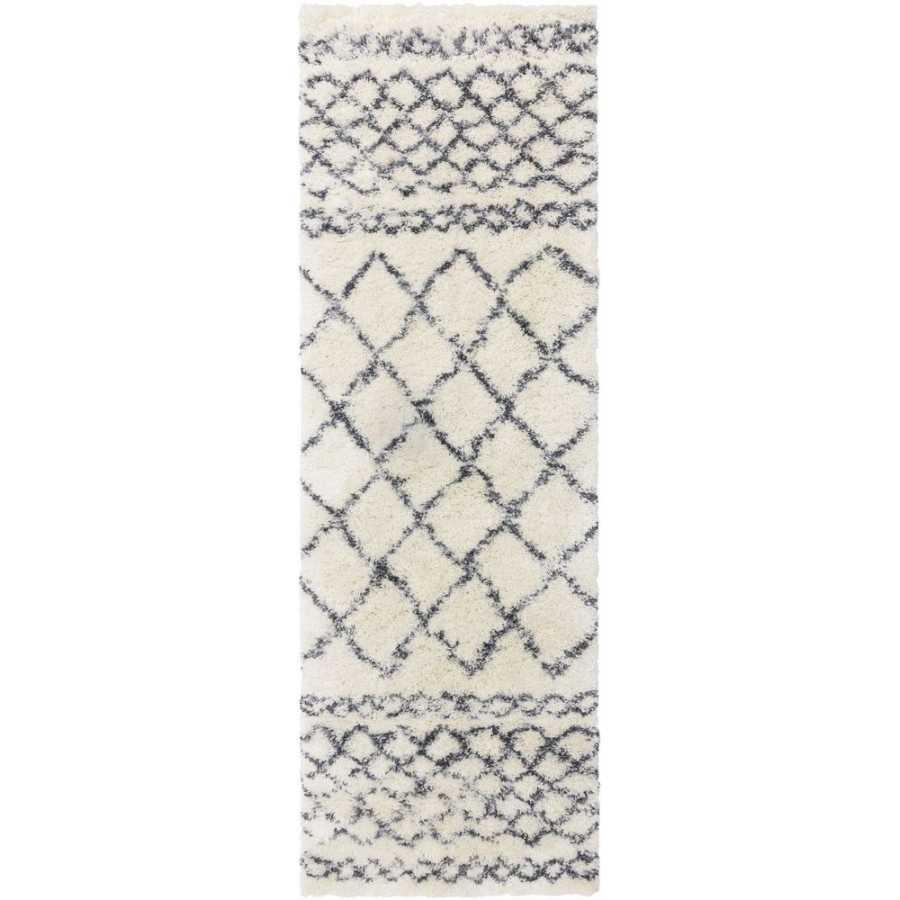 Asiatic London Cosy Textures Alto Runner Rug - AL02 Cream & Grey