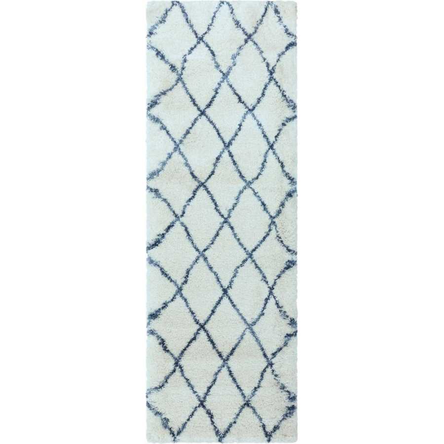 Asiatic London Cosy Textures Alto Runner Rug - AL03 Cream & Blue