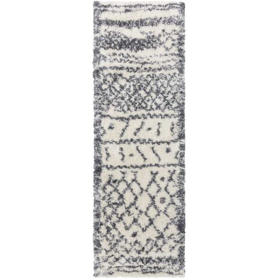 Asiatic London Cosy Textures Alto Runner Rug - AL04 Cream & Grey