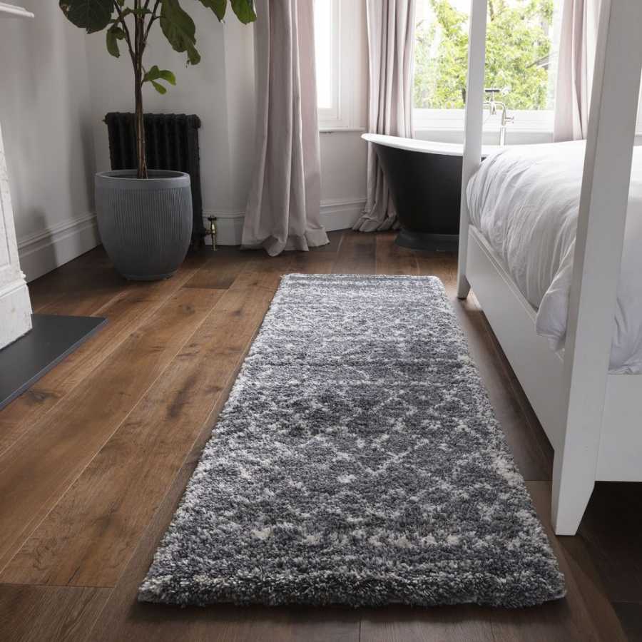 Asiatic London Cosy Textures Alto Runner Rug - AL05 Grey & Cream