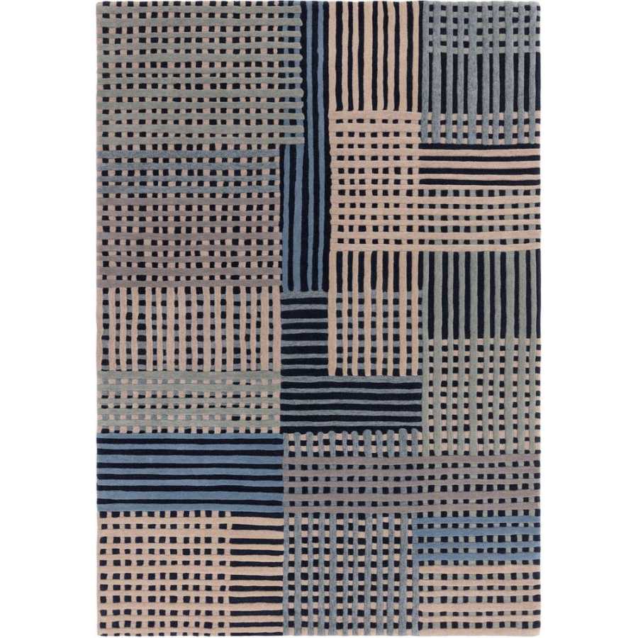 Asiatic London Contemporary Design Aspect Rug - Blue Multicolour