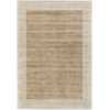 Asiatic Contemporary Plain Blade Border Rug - Putty & Champagne