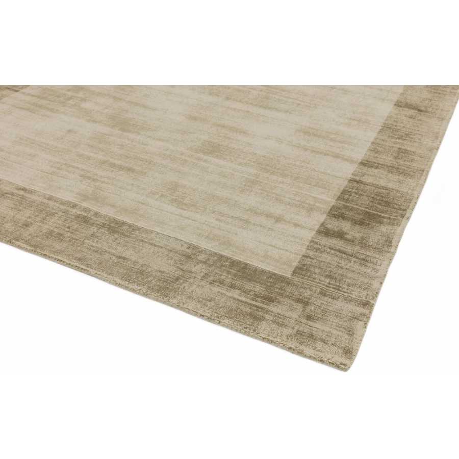 Asiatic London Contemporary Plain Blade Border Rug - Smoke & Putty