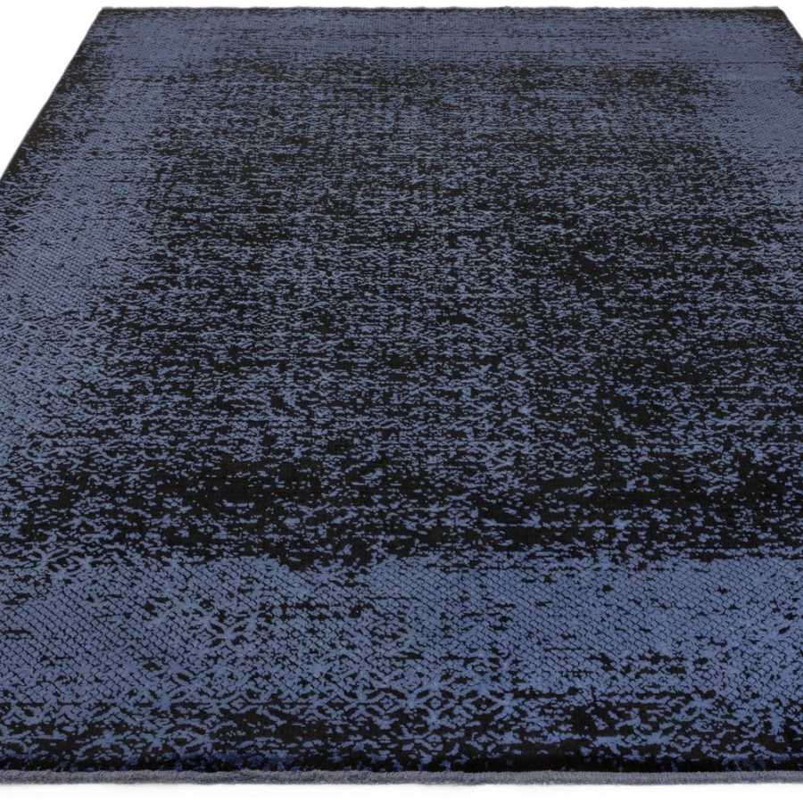 Asiatic London Contemporary Design Elodie Rug - Indigo & Black