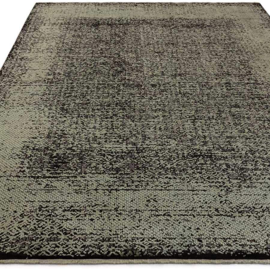 Asiatic London Contemporary Design Elodie Rug - Sage & Black