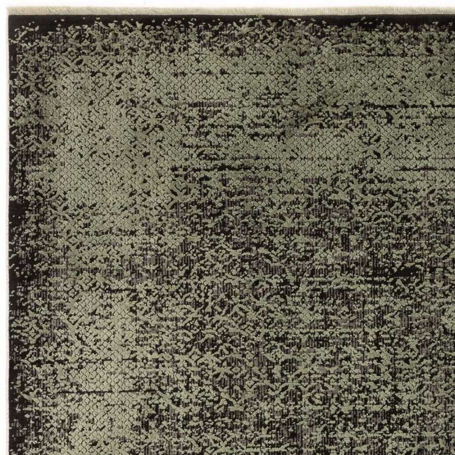 Asiatic London Contemporary Design Elodie Rug - Sage & Black