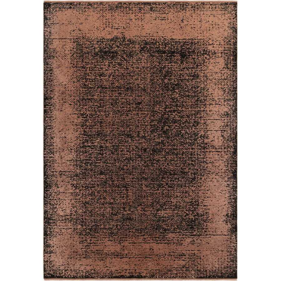 Asiatic London Contemporary Design Elodie Rug - Terracotta & Black