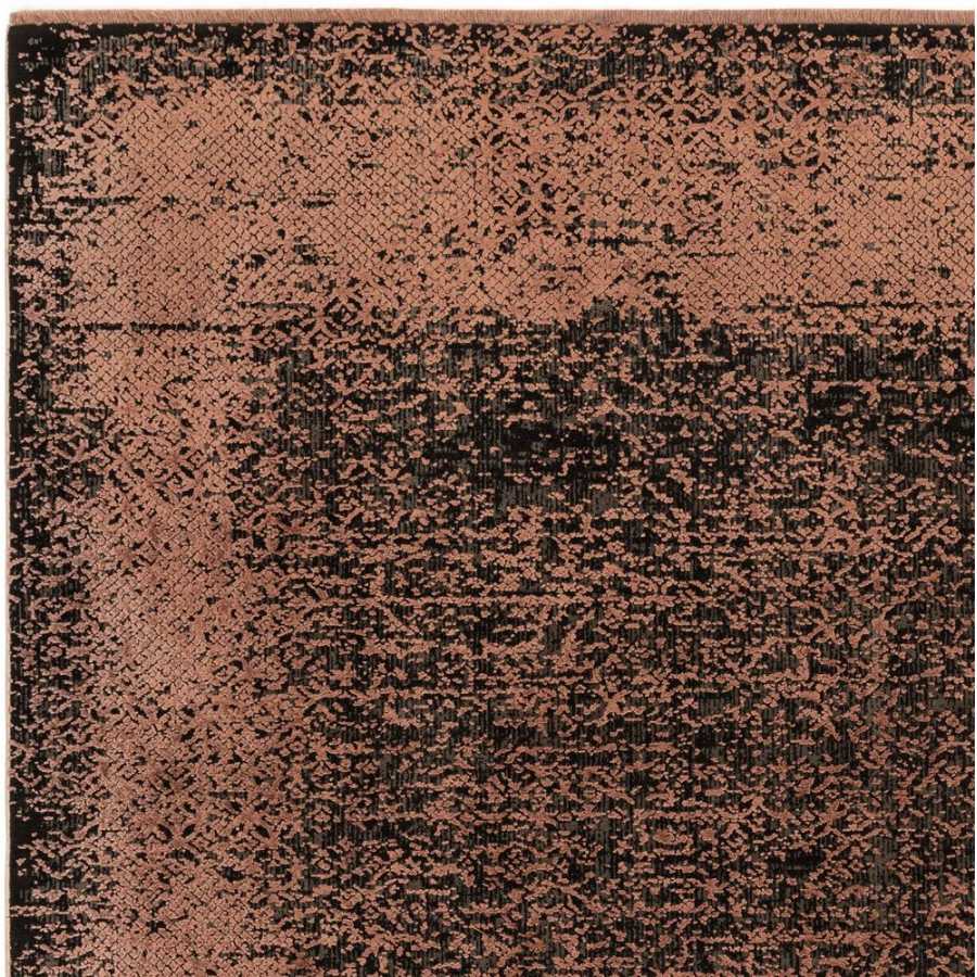 Asiatic London Contemporary Design Elodie Rug - Terracotta & Black