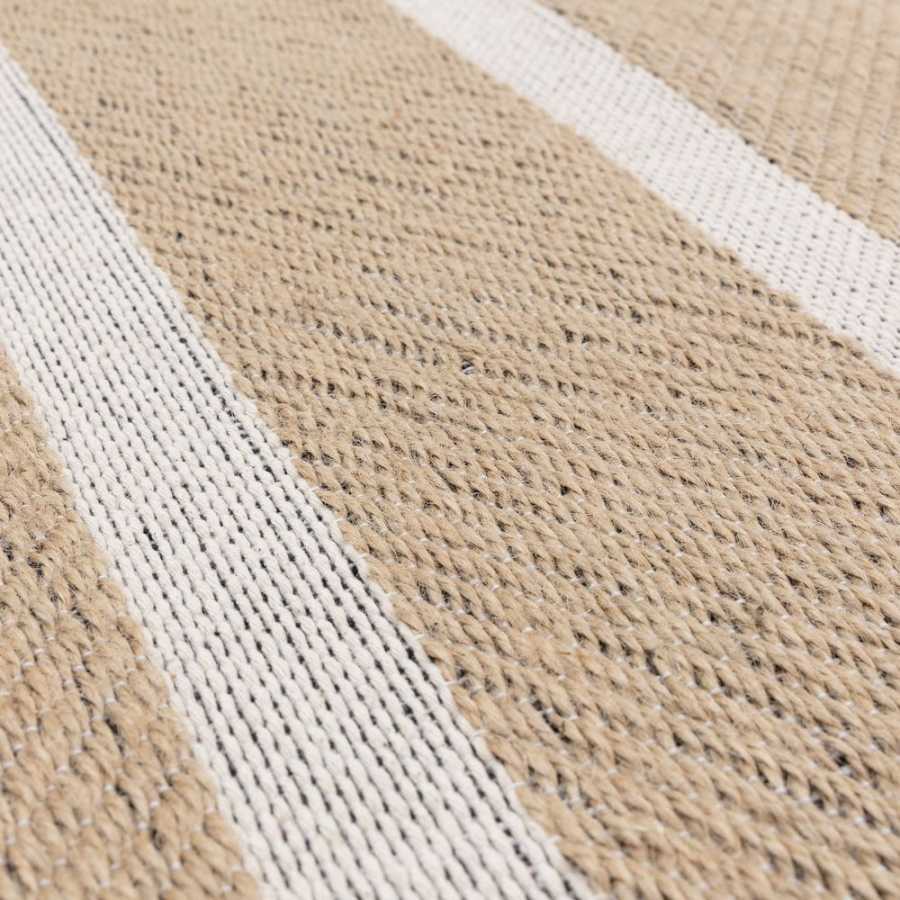 Asiatic London Natural Weaves Global Rug - Cream Stripe