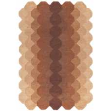 Asiatic Contemporary Design Hive Runner Rug - Rust