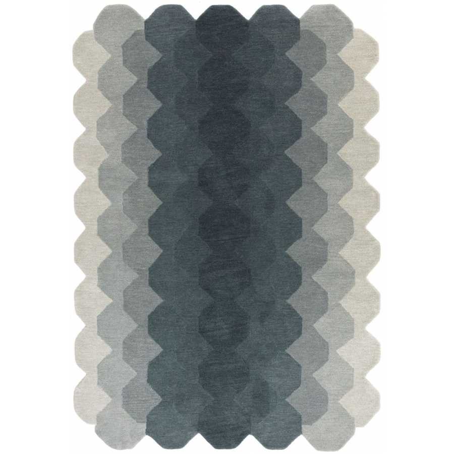 Asiatic London Contemporary Design Hive Rug - Teal