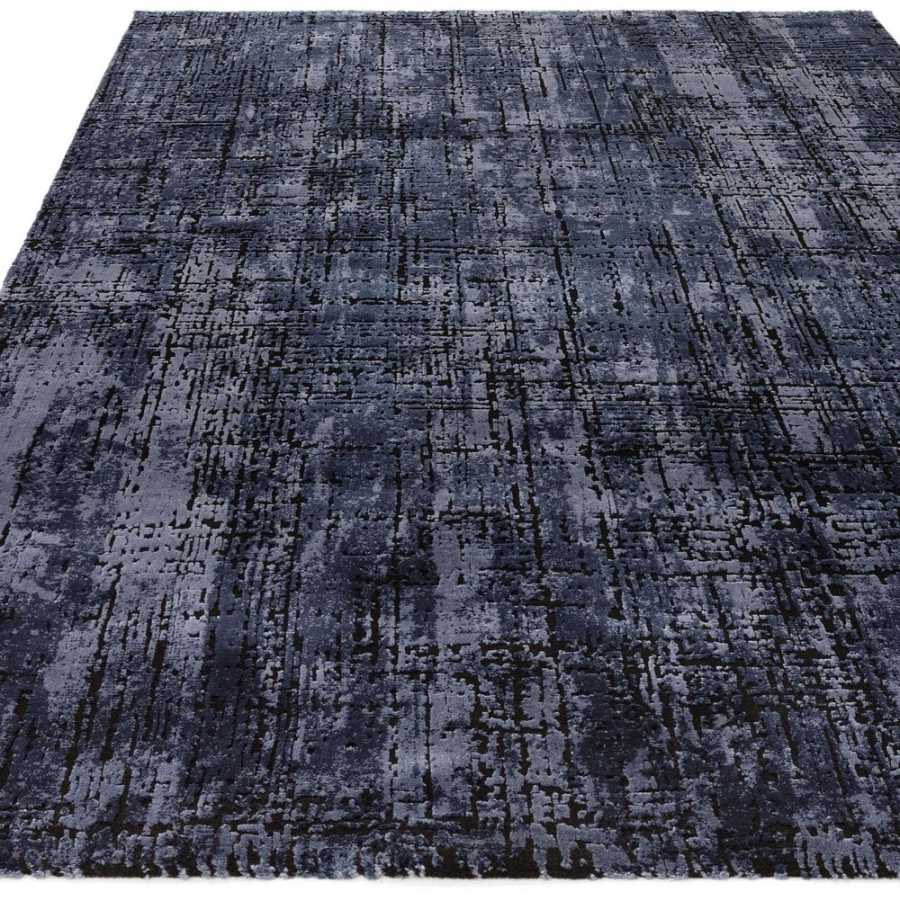 Asiatic London Easy Living Kuza Rug - Abstract Navy