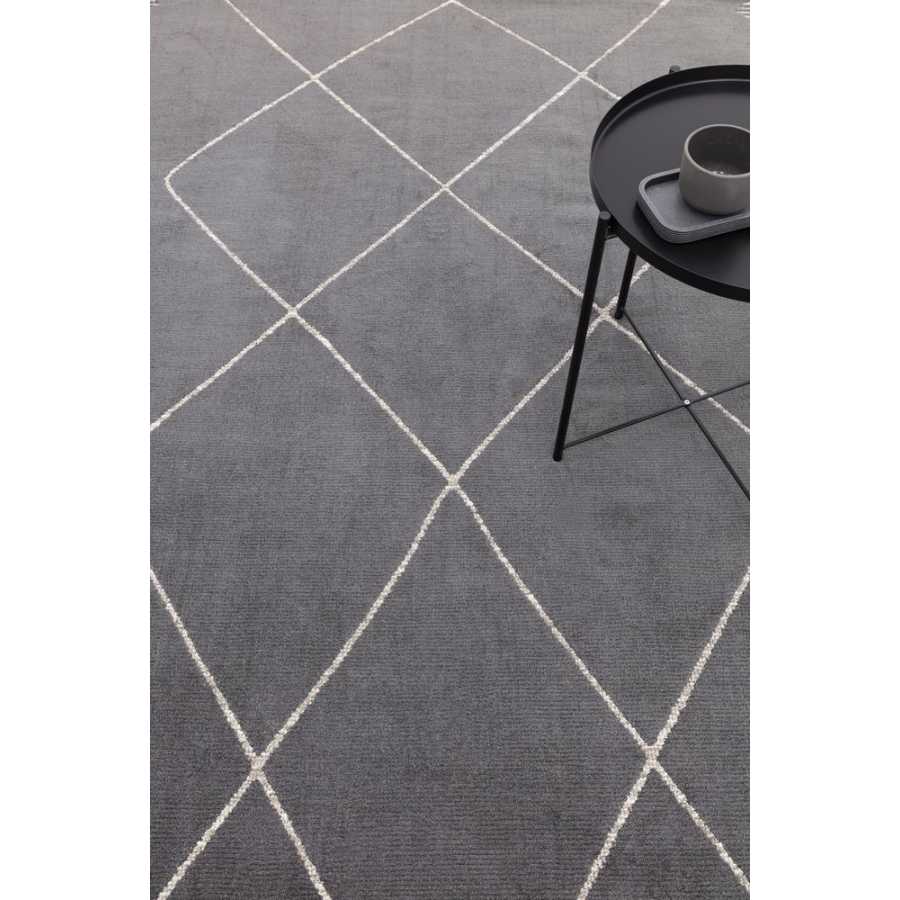 Asiatic London Contemporary Design Mason Rug - Diamond Black