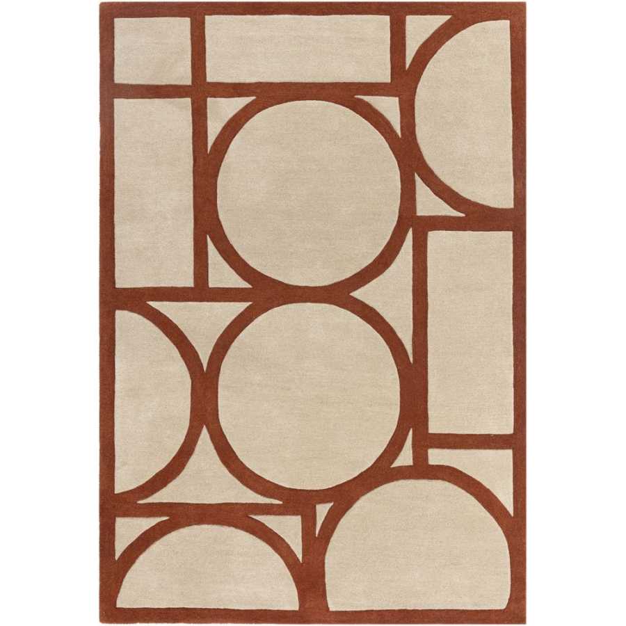 Asiatic London Contemporary Design Metro Rug - Rust