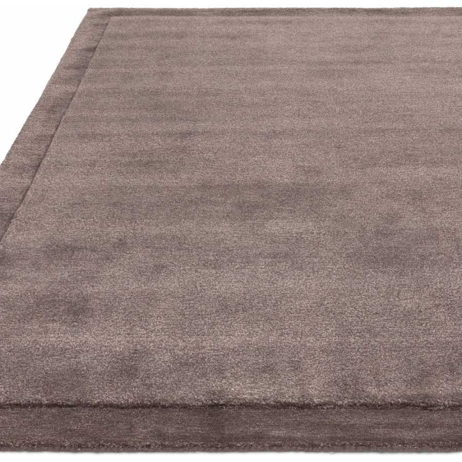 Asiatic London Contemporary Plain Rise Rug - Charcoal