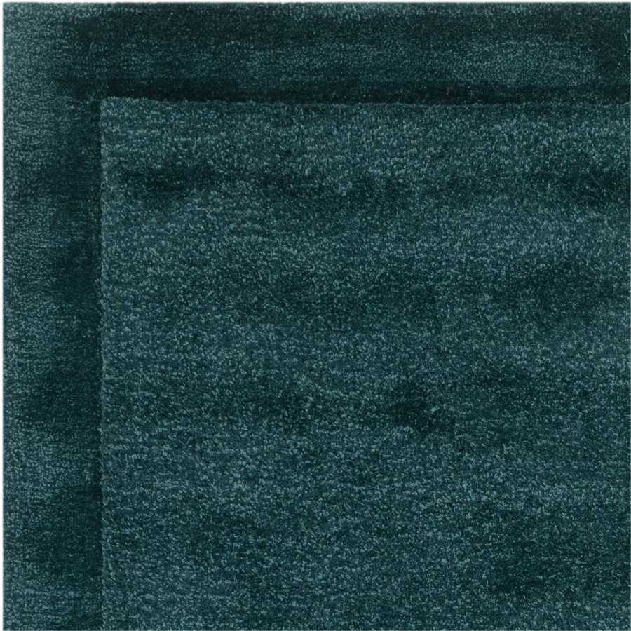Asiatic London Contemporary Plain Rise Rug - Teal