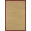Asiatic Natural Weaves Sisal Rug - Linen & Red