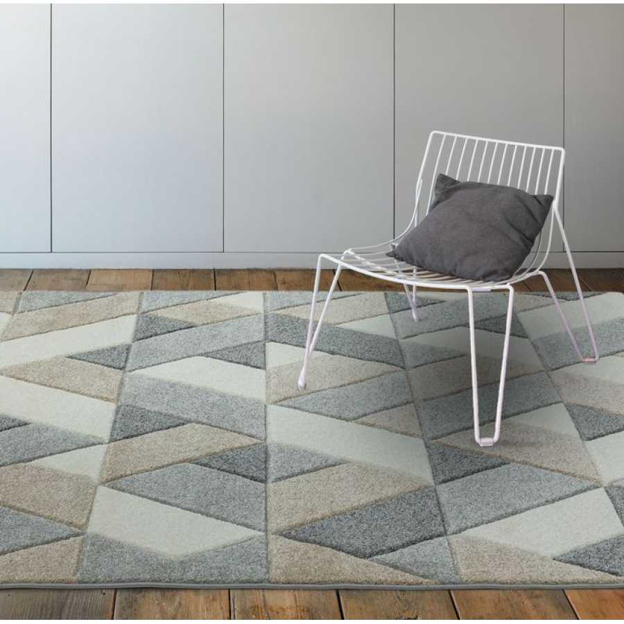 Asiatic London Easy Living Sketch Rug - SK01 Rhombus Grey