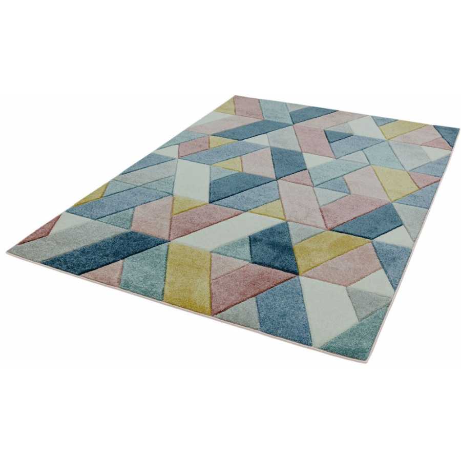 Asiatic London Easy Living Sketch Rug - SK02 Rhombus Multicolour