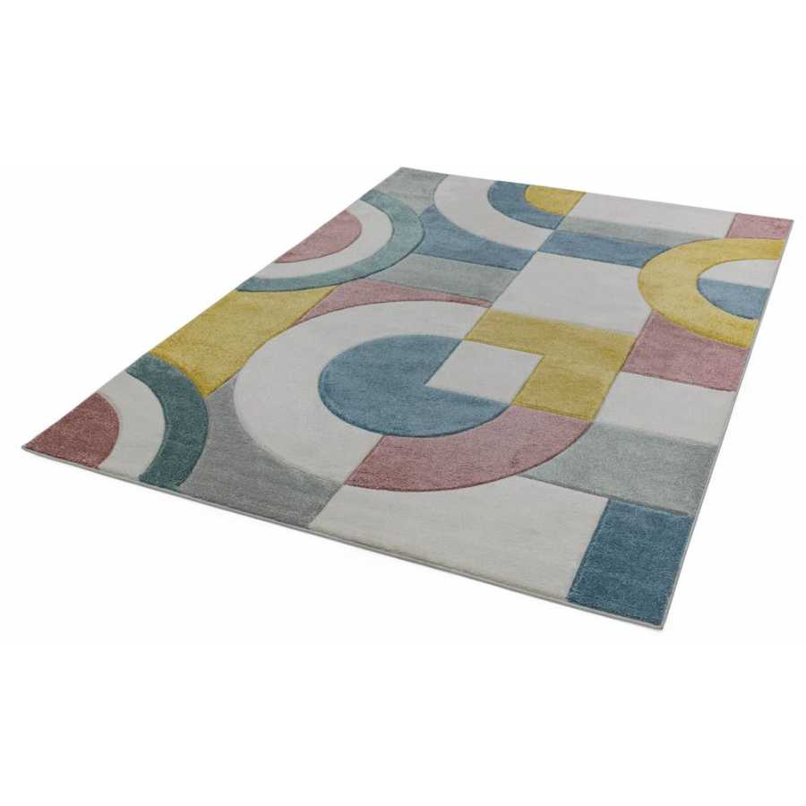 Asiatic London Easy Living Sketch Rug - SK08 Retro Multicolour